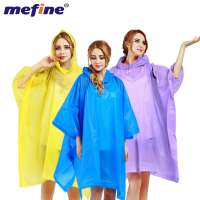 Waterproof Reusable Emergency Square Rain Poncho/raincoat with hood MJ-836