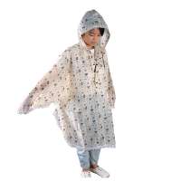 fashion unique cheap custom women cartoon eco-friendly rain poncho with logo printing