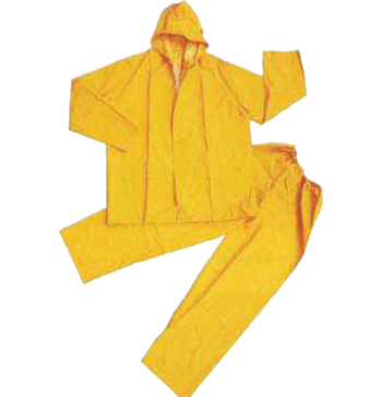 0.35mm heat press long PVC polyester raincoat with heat and air hole