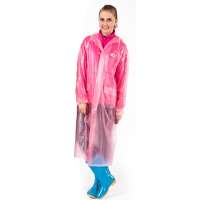 Women and mens transparent lightweight long raincoat waterproof